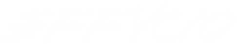 Effycio logo in White colour